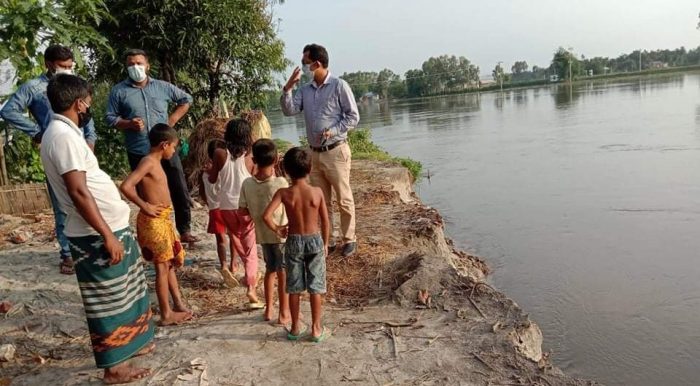 তিস্তা পাড়ের মানুষের নতুন দুর্ভোগ নদী ভাঙ্গন
