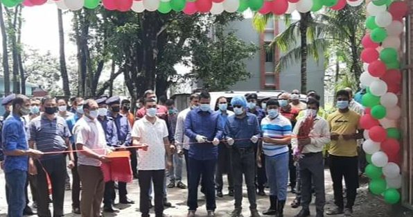কুড়িগ্রাম সদর থানায় কমিউনিটি ব্যাংকের বুথ উদ্বোধন