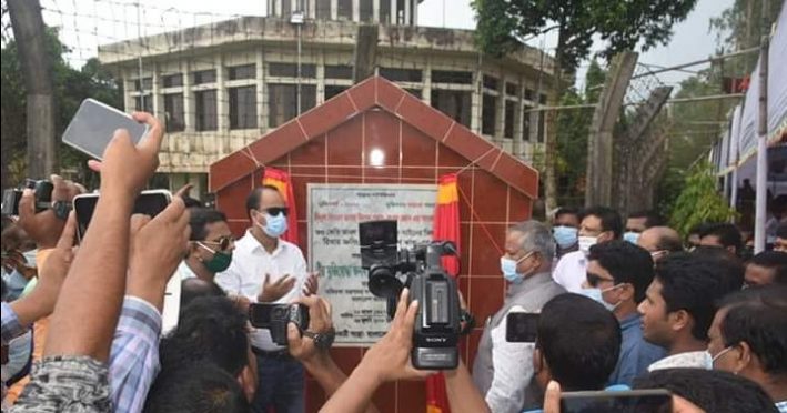 হাতীবান্ধা ৩৩ কেবি ক্রসিং টাওয়ার নির্মাণ কজের উদ্বোধন