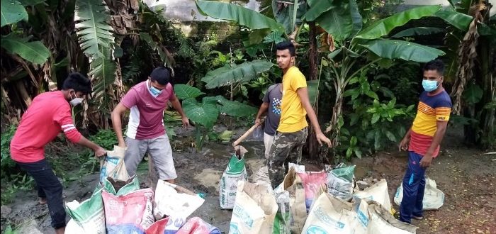 সাভারে বিষাক্ত পানি থেকে ৫০০ পরিবারকে মুক্তি দিলো ইয়ূথ ন্যাশনস