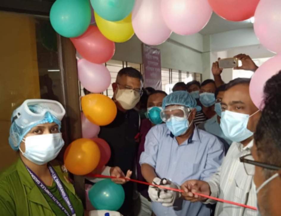 কুমিল্লার দাউদকান্দিতে সেন্ট্রাল অক্সিজেন ও ফ্রি অ্যাম্বুলেন্স সার্ভিস চালু