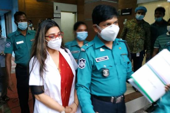 রিমান্ড শেষে আদালতে ডা. সাবরিনা, কারাগারে চায় পুলিশ