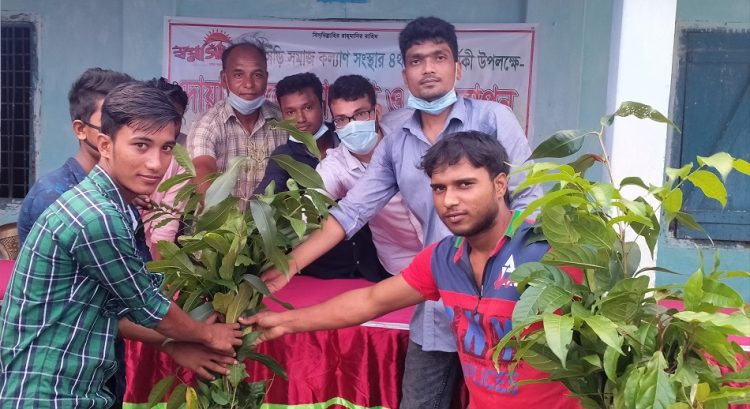 ‘স্বপ্ন সিড়ি’র চতুর্থ প্রতিষ্ঠাবার্ষিকীতে বৃক্ষ রোপন কর্মসূচির উদ্বোধন