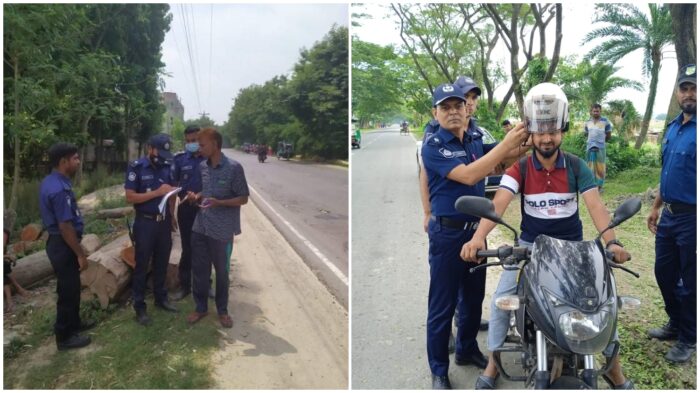 পবিত্র ঈদুল আযহা উপলক্ষে আরাপপুর হাইওয়ে থানার বিশেষ নজরদারি