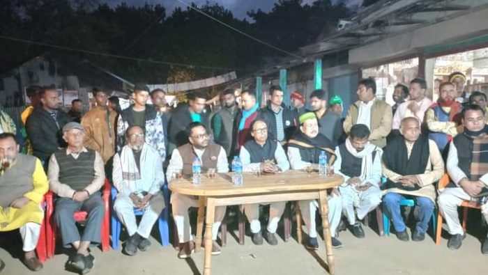 বিশ্বম্ভপুররে আওয়ামীলীগের নির্বাচনী প্রচারনা