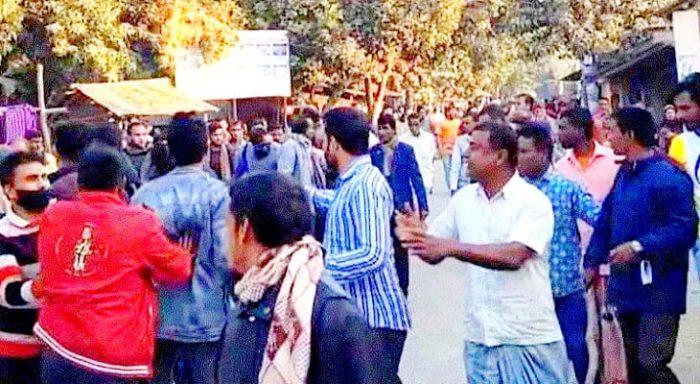 রংপুরে বিএনপির লিফলেট বিতরণের ঘটনায় ধাওয়া-পাল্টা ধাওয়া, আহত-১৫