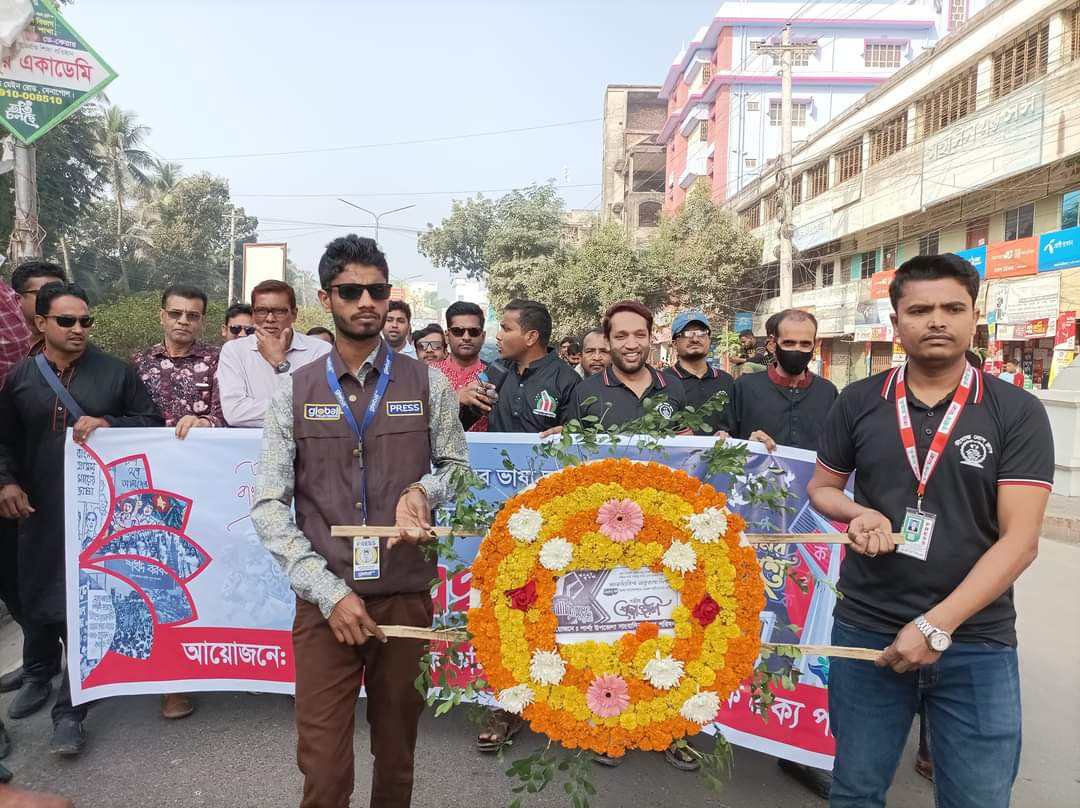 ভাষা শহীদদের শ্রদ্ধা জানালেন শার্শা উপজেলা সাংবাদিক ঐক্য পরিষদ