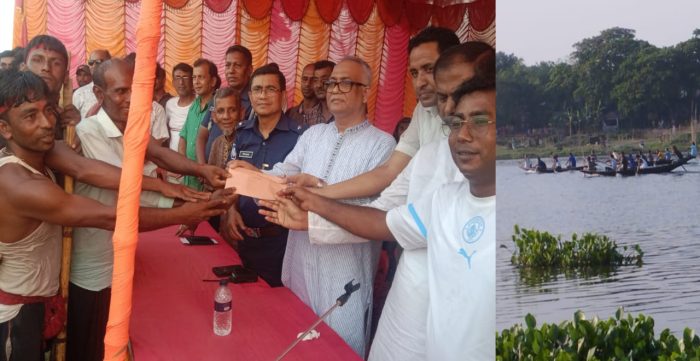 চৌগাছার মর্জাদ বাওড়ে ঐতিহ্যবাহী নৌকাবাইচ প্রতিযোগিতা অনুষ্ঠিত