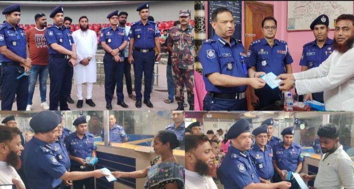 হাইওয়ে রিজিওনাল পুলিশ সুপারে’র বেনাপোল স্থলবন্দর পরিদর্শন