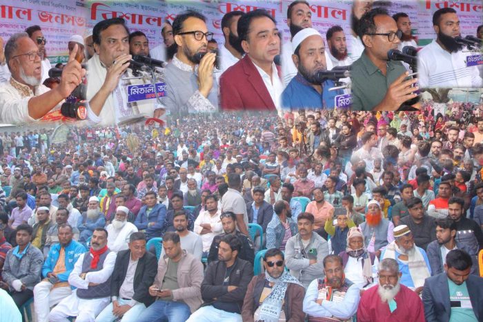 শার্শার উলাশী ইউনিয়নে বিএনপি’র  মহা জনসভা