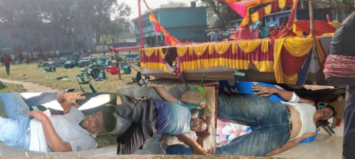 শার্শায় সমাবেশকে ঘিরে বিএনপির ২ গ্রুপের সংঘর্ষ! বোমা নিক্ষেপ! আহত-১০!