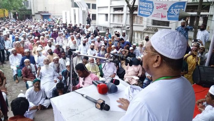 শৈলকুপায় ইসলামী আন্দোলনের জনসভা অনুষ্ঠিত।