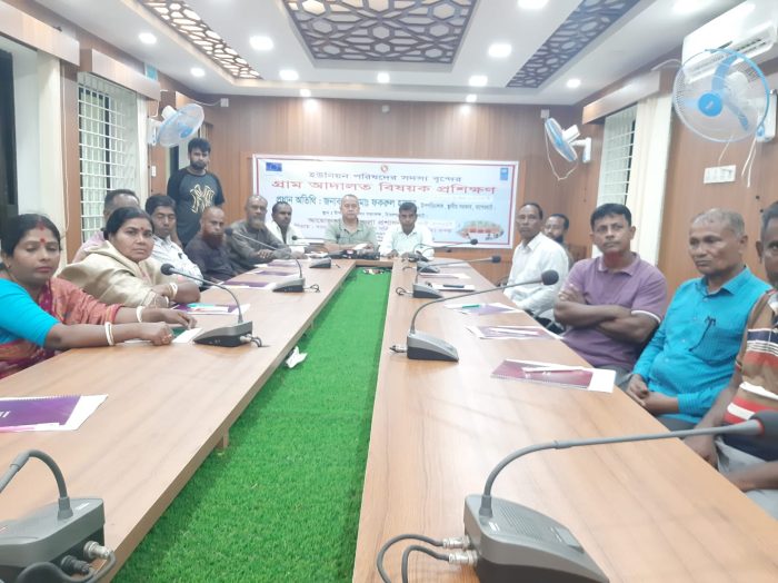 চিতলমারীতে ইউনিয়ন পরিষদের সদস্যবৃন্দের, গ্রাম আদালত বিষয়ক প্রশিক্ষণ।