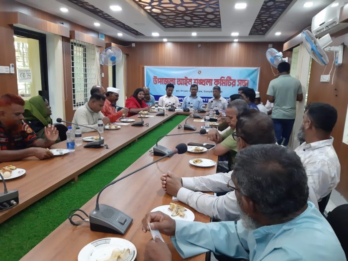 চিতলমারীতে মাসিক আইন শৃঙ্খলা সভা অনুষ্ঠিত।